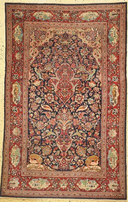Keschan Kork alt, Persien, um 1920, Korkwolle auf Baumwolle, ca. 204 x 132 cm, EHZ: 2