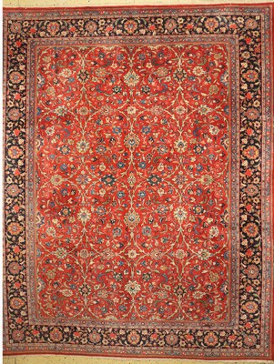 Sarogh fein, Persien, um 1960, Wolle auf Baumwolle, ca. 393 x 317 cm, EHZ: 1-2