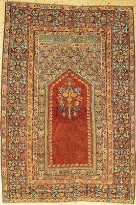 Antiker Ghiordes, Türkei, 19.Jhd, Wolle aufWolle, ca. 185 x 125 cm, EHZ: 2