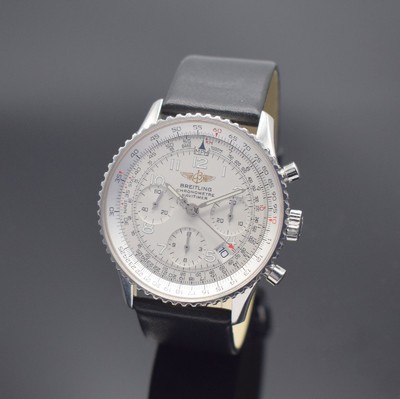 BREITLING Navitimer Herrenarmbanduhr mit Chronograph in Chronometerqualität, Referenz A23322, Schweiz um 2005, Automatik, Edelstahlgeh., Boden ...