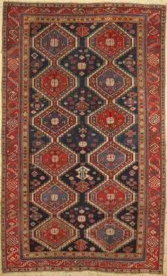 Kuba Schirwan antik, Kaukasus, um 1900, Wolle auf Wolle, ca. 290 x 178 cm, EHZ: 2, alte Restaurierungen
