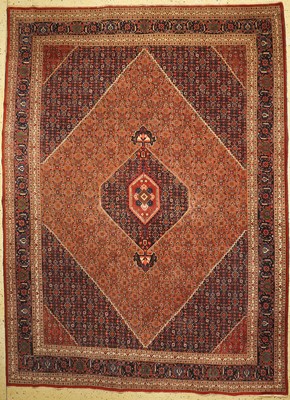 Bidjar fein alt, Persien, um 1920/1930, Wolle auf Baumwolle, ca. 345 x 255 cm, EHZ: 2-3