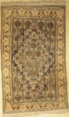 Ghom alt, Persien, um 1960, Wolle auf Baumwolle, ca. 225 x 140 cm, EHZ: 1-2