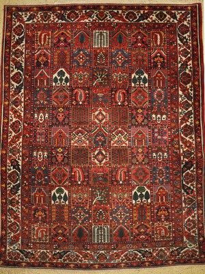 Felder Bachtiar, Persien, um 1950, Wolle auf Baumwolle, ca. 388 x 297 cm, EHZ: 2