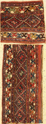 2 Mafraschteile, Schahsawan, Persien, um 1900, Wolle auf Wolle, ca. 105 x 54 cm, EHZ: 2
