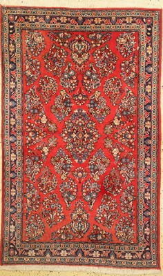 Sarogh, Persien, ca. 50 Jahre, Wolle auf Baumwolle, ca. 203 x 126 cm, verblasst, EHZ: 2