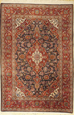 Keschan Kork fein, Persien, ca. 40 Jahre, Korkwolle auf Baumwolle, ca. 175 x 120 cm, EHZ: 1-2