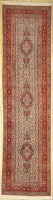 Mud fein, Persien, ca. 40 Jahre, Korkwolle,ca. 295 x 80 cm, EHZ: 1-2