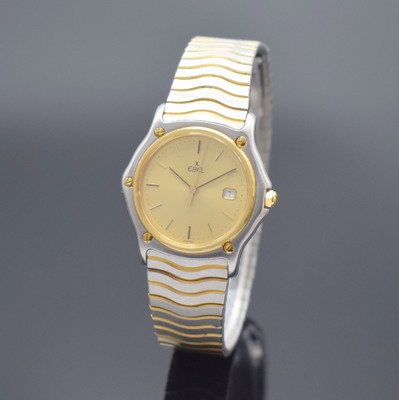EBEL Mediumarmbanduhr Sport Classic Referenz 183909, Schweiz um 1995, Edelstahl/Gold kombiniert inkl. Wellengliederband m. Faltschl., quarz, ...