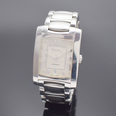 EBEL Armbanduhr Brasilia Referenz 912M41, Automatik, Edelstahlgeh. inkl. Gliederband m. dopp. Faltschl., Boden 4-fach verschr., silb. Zifferbl. m. ...