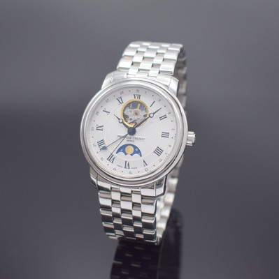 FREDERIQUE CONSTANT Herrenarmbanduhr Classic Heart Beat Moonphase Referenz FC- 330/335X4P4/5/6, Automatik, Schweiz um 2015, Edelstahlgeh. inkl. ...