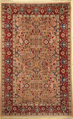 Hereke fein signiert, Türkei, um 1950, Wolle auf Baumwolle, ca. 220 x 136 cm, EHZ: 2
