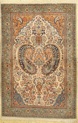 Ghiasabad fein, Persien, um 1960, Korkwolleauf Baumwolle, ca. 166 x 110 cm, fleckig, EHZ:1-2