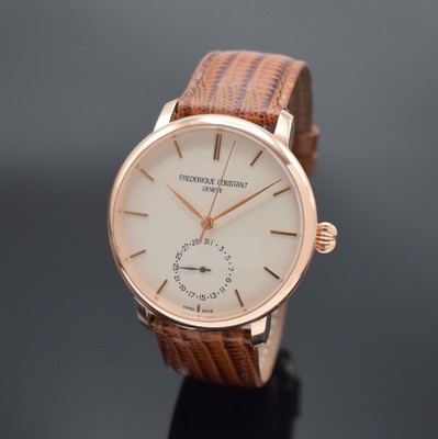 FREDERIQUE CONSTANT Manufacture Maxime Herrenarmbanduhr Referenz FC-710X4S4/5/6, Schweiz um 2010, Automatik, beids. vergl., verg. Geh., Boden ...
