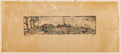 Horst Janssen, 1929 - 1995, aquarellierte Radierung, re. u. handsigniert und in der Platte dat. 30.10.1980, das Blatt ist zusätzlich ...