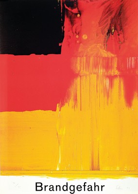 Ulrich Erben, geb. 1950 Düsseldorf, Offset, handsigniert, aus 1994, num. 30/35, 84 x 59.5 cm
