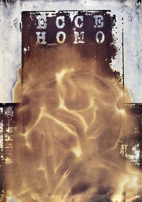 Michael Morgner, geb. 1942 Chemnitz, Offset, handsigniert, aus 1995. "Ecce Homo", 22/35, 84 x 59.5 cm