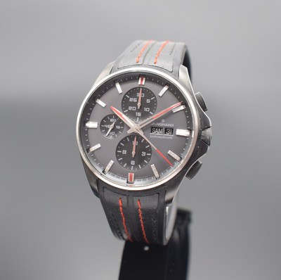JUNGHANS auf 888 Stück limitierter Armbandchronograph Meister S Chronoscope Referenz 027/4025.00, Automatik, PVD beschichtetes Edelstahlgeh. inkl. ...