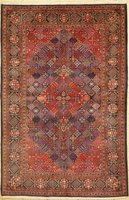Keschan Kork alt, Persien, um 1940, Korkwolle auf Baumwolle, ca. 210 x 140 cm, EHZ: 1-2