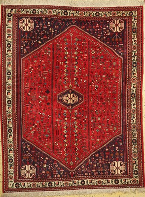 Abadeh alt, Persien, um 1960, Wolle auf Baumwolle, ca. 203 x 160 cm, EHZ: 2