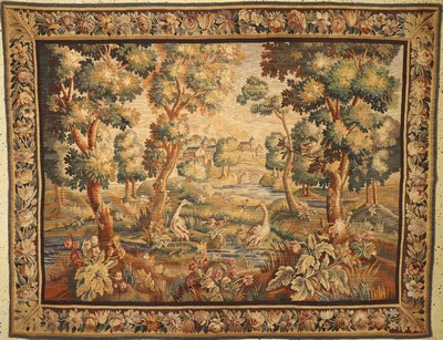 Tapisserie, Belgien, um 1920/1930, Wolle auf Baumwolle, ca. 263 x 204 cm, EHZ: 2(paar kleine Risse)