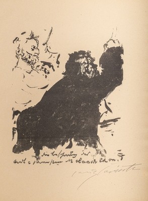 Lovis Corinth, 1858 - 1925, Lithografie aus der Suite "Martin Luther", 1920/21, Gurlitt-Presse, Auflage 40 Exp., WVZ Schwarz 444-Rodenberg ...