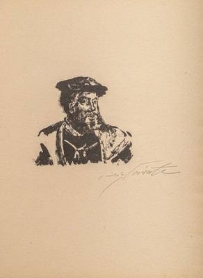 Lovis Corinth, 1858 - 1925, Lithografie aus der Suite "Martin Luther", 1920/21, Gurlitt-Presse, Auflage 40 Exp., WVZ Schwarz 444-Rodenberg ...