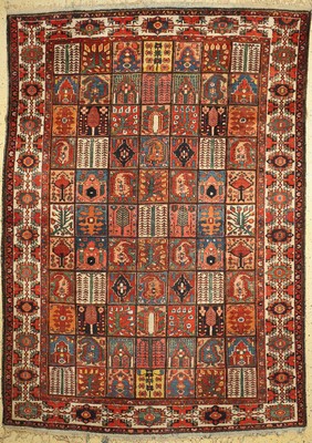 Felder Bachtiar alt, Persien, um 1950, Wolle auf Baumwolle, ca. 305 x 215 cm, EHZ: 3