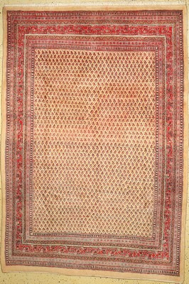 Sarogh Mir, Persien, ca. 50 Jahre, Wolle auf Baumwolle, ca. 314 x 215 cm, EHZ: 2(verfärbt)