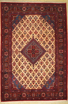 Djoschagan Kork fein, Persien, ca. 50 Jahre, Korkwolle auf Baumwolle, ca. 341 x 224 cm, EHZ: 1(gebraucht)