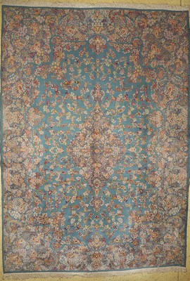 Kerman Lawar, Persien, um 1960, Wolle auf Baumwolle, ca. 423 x 300 cm, EHZ: 2(restauriert)