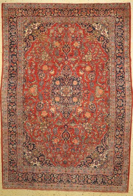 Keschan Kork fein, Persien, um 1950, Korkwolle auf Baumwolle, ca. 320 x 224 cm, EHZ: 3