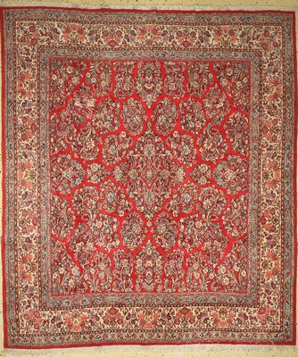 Sarogh, Persien, ca. 40 Jahre, Wolle auf Baumwolle, ca. 276 x 242 cm, EHZ: 1-2