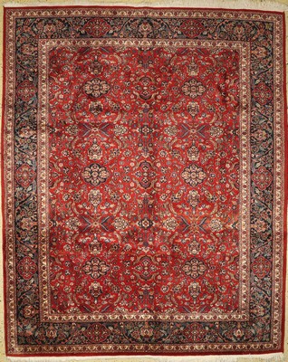 Mesched, Indien, ca. 40 Jahre, Wolle auf Baumwolle, ca. 310 x 255 cm, EHZ: 2