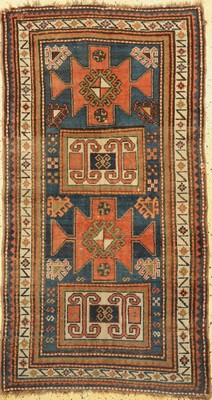 Antiker Kazak, Kaukasus, 19.Jhd, Wolle auf Wolle, ca. 188 x 99 cm, EHZ: 3-4