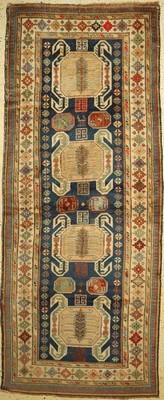 Antiker Lenkoran, Kaukasus, um 1900, Wolle auf Wolle, ca. 320 x 130 cm, EHZ: 2(kleine restaurierungen)