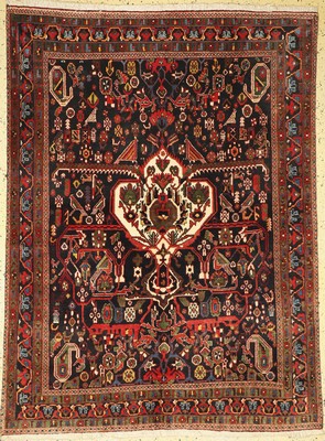 Afschar, Persien, ca. 40 Jahre, Wolle auf Baumwolle, ca. 216 x 160 cm, EHZ: 1-2