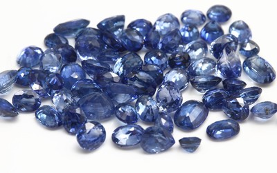 Lot lose Saphire zus. ca. 14.0 ct, versch. Schliffformen