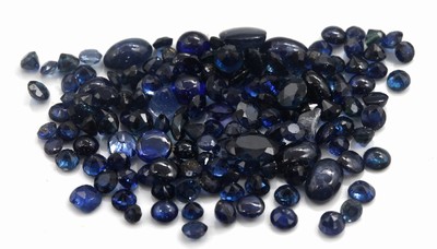 Lot lose Saphire zus. ca. 23.4 ct, versch. Schliffformen