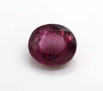 Loser ovalfacett. Rubellit ca. 3.2 ct