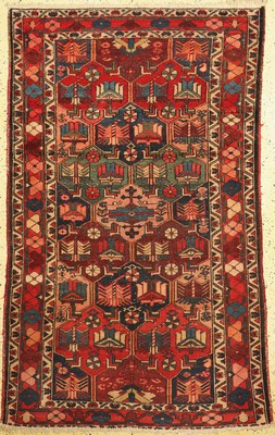 Bachtiar alt, Persien, um 1940, Wolle auf Baumwolle, ca. 210 x 135 cm, verkürzt, EHZ: 3