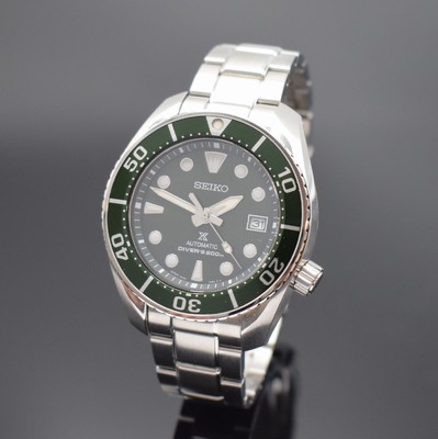 SEIKO Prospex Herrenarmbanduhr Referenz SPB103J1, Automatik, Edelstahlgeh. inkl. orig. Gliederband m. Faltschl., Boden & Krone verschr., ab Herst. ...