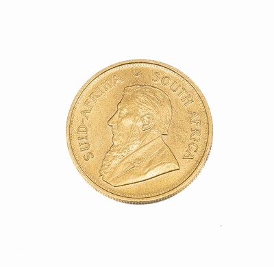 Goldmünze Krügerrand, 1973, Südafrika, Fyngoud, 1 Oz Fine Gold, Springbock