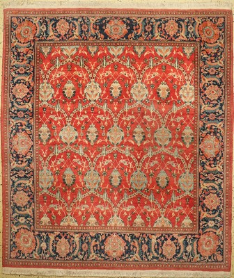 Hereke Wollteppich fein, signiert, Türkei, um 1960, Wolle auf Baumwolle, ca. 230 x 205 cm, EHZ: 2