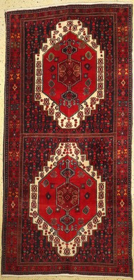Senneh alt Persien, ca. 60 Jahre, Wolle aufBaumwolle, ca. 310 x 148 cm, EHZ: 1-2