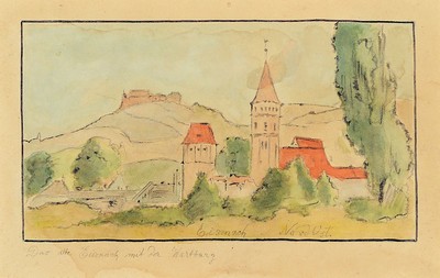 Friedrich Preller d. Ältere (1804 Eisenach - 1878 Weimar), Johann Christian Ernst Friedrich Preller der Ältere war Maler, Radierer u. ab 1844 ...