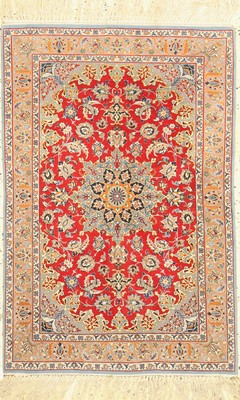 Esfahan fein, Persien, ca. 40 Jahre, Korkwolle, ca. 105 x 70 cm, EHZ: 1(gebraucht).