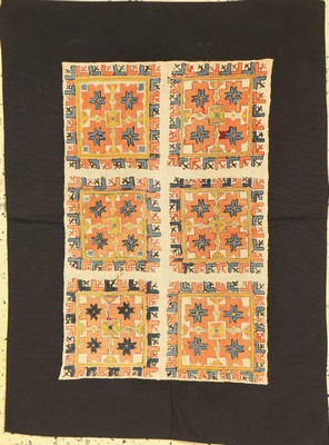 Osmanische Stickerei, Türkei, 19.Jhd, Seide mit Baumwolle, ca. 58 x 38 cm, EHZ: 1