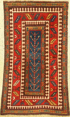 Borchalou Kazak antik, Kaukasus, 19.Jhd, Wolle auf Wolle, ca. 192 x 109 cm, EHZ: 2