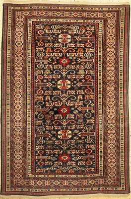 Perepedil Schirwan antik, Kaukasus, 19.Jhd,Wolle auf Wolle, ca. 208 x 138 cm, EHZ: 2